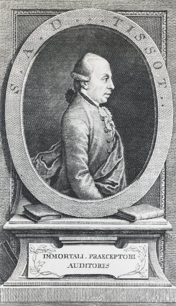 Portrait de Simon-André Tissot - William Walcutt