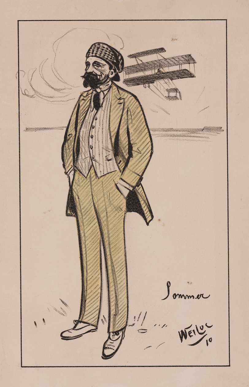 Sommer, aviateur - Frederick (attr. to) Barnard