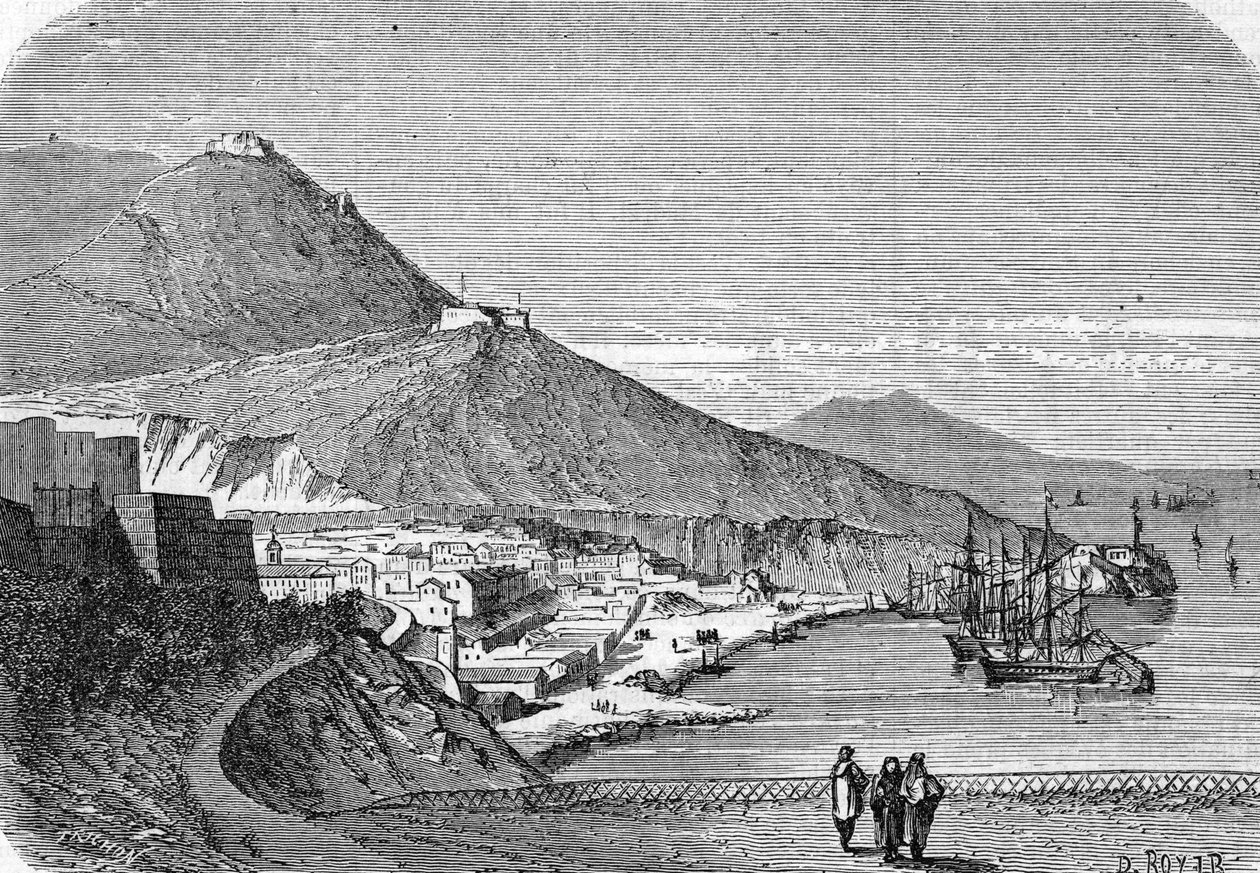 Vue du port d