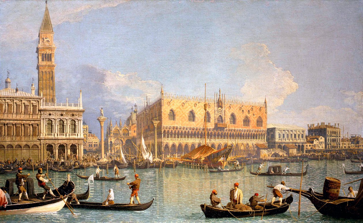 Vue du Palais Ducal - Canaletto
