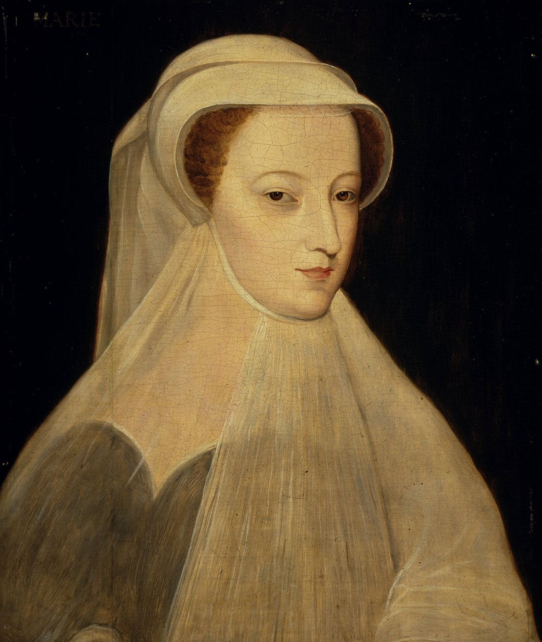 Marie Stuart, 1542 - 1587. A Régné de 1542 à 1567 en Deuil Blanc - François Clouet
