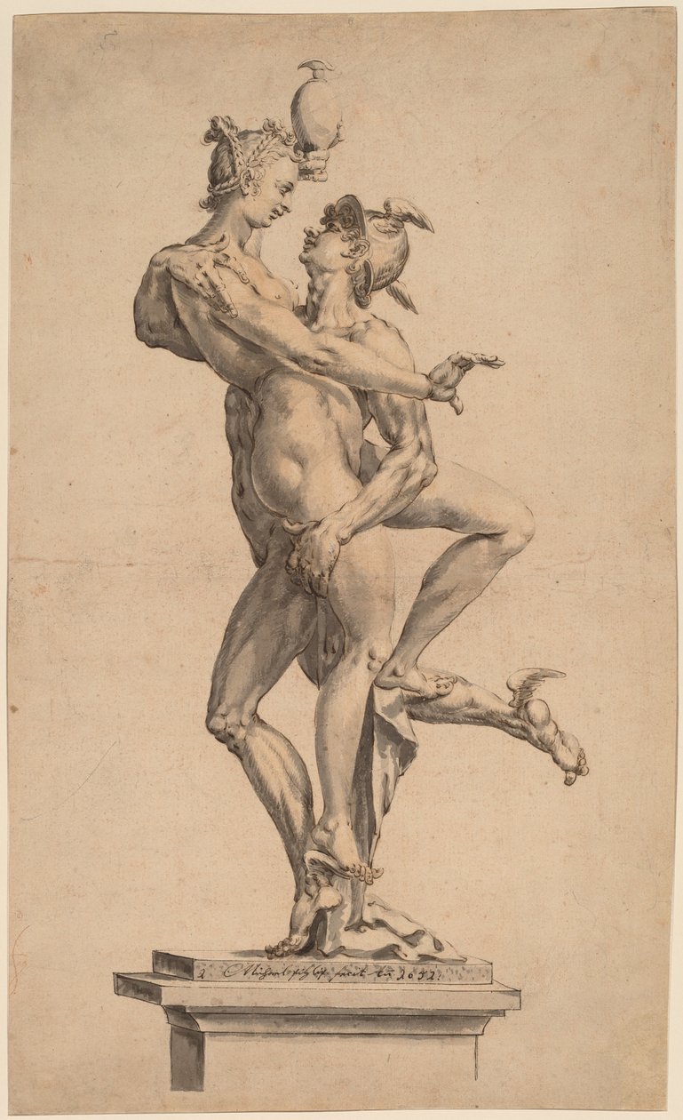 Mercure enlevant Psyché - after Jan Muller Michael Philip I