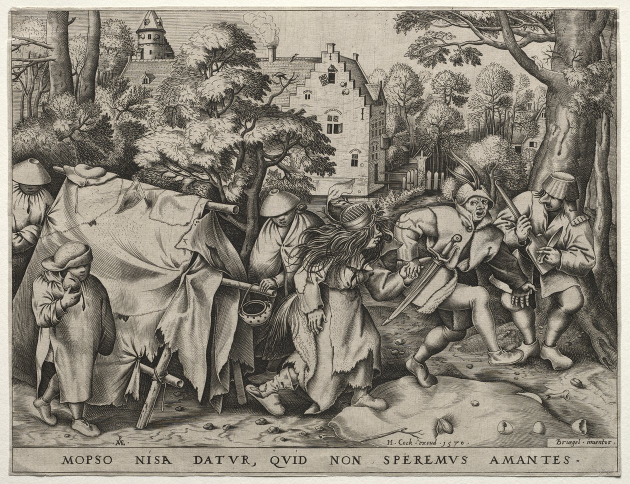 Le Mariage de Mopsus et Nisa - after Pieter Bruegel