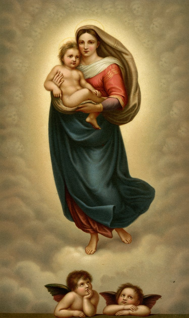 Madone Sixtine - after Raphael