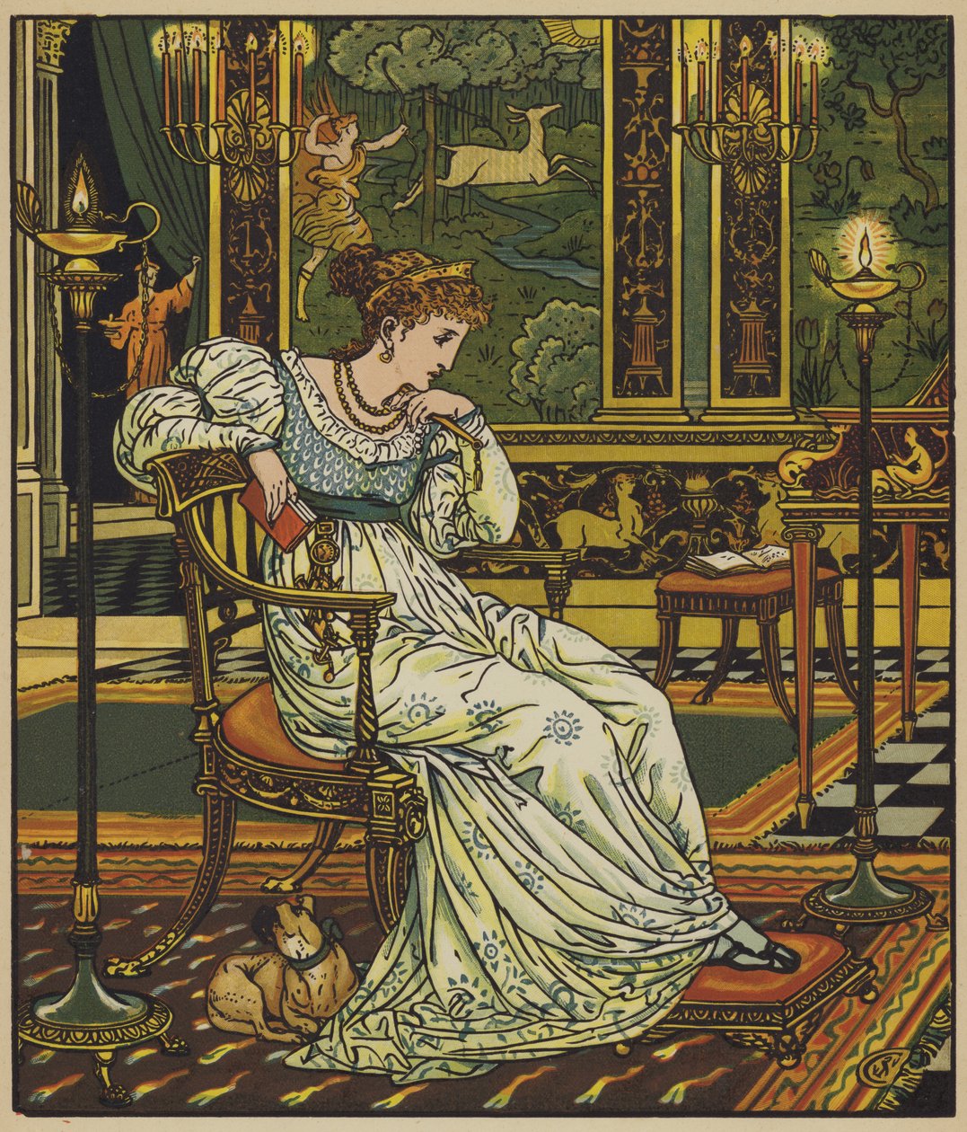 Désirée dans son palais - after Walter Crane