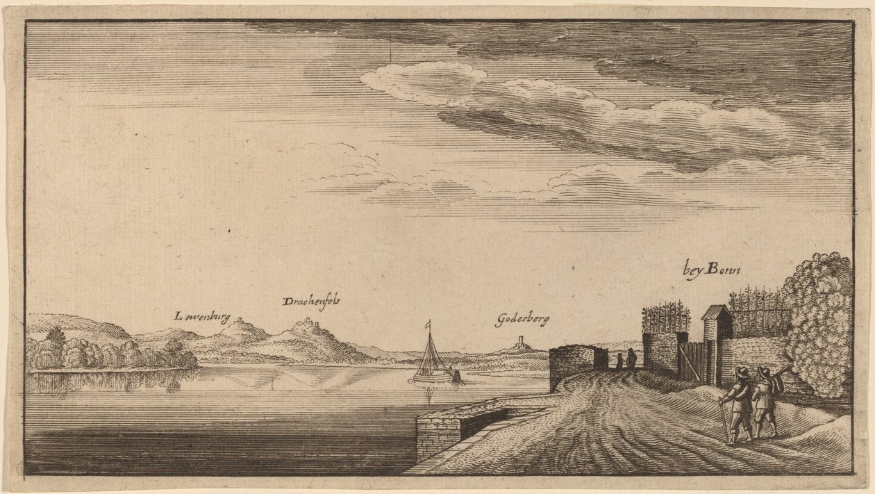 Vue de Lewenberg - after Wenceslaus Hollar