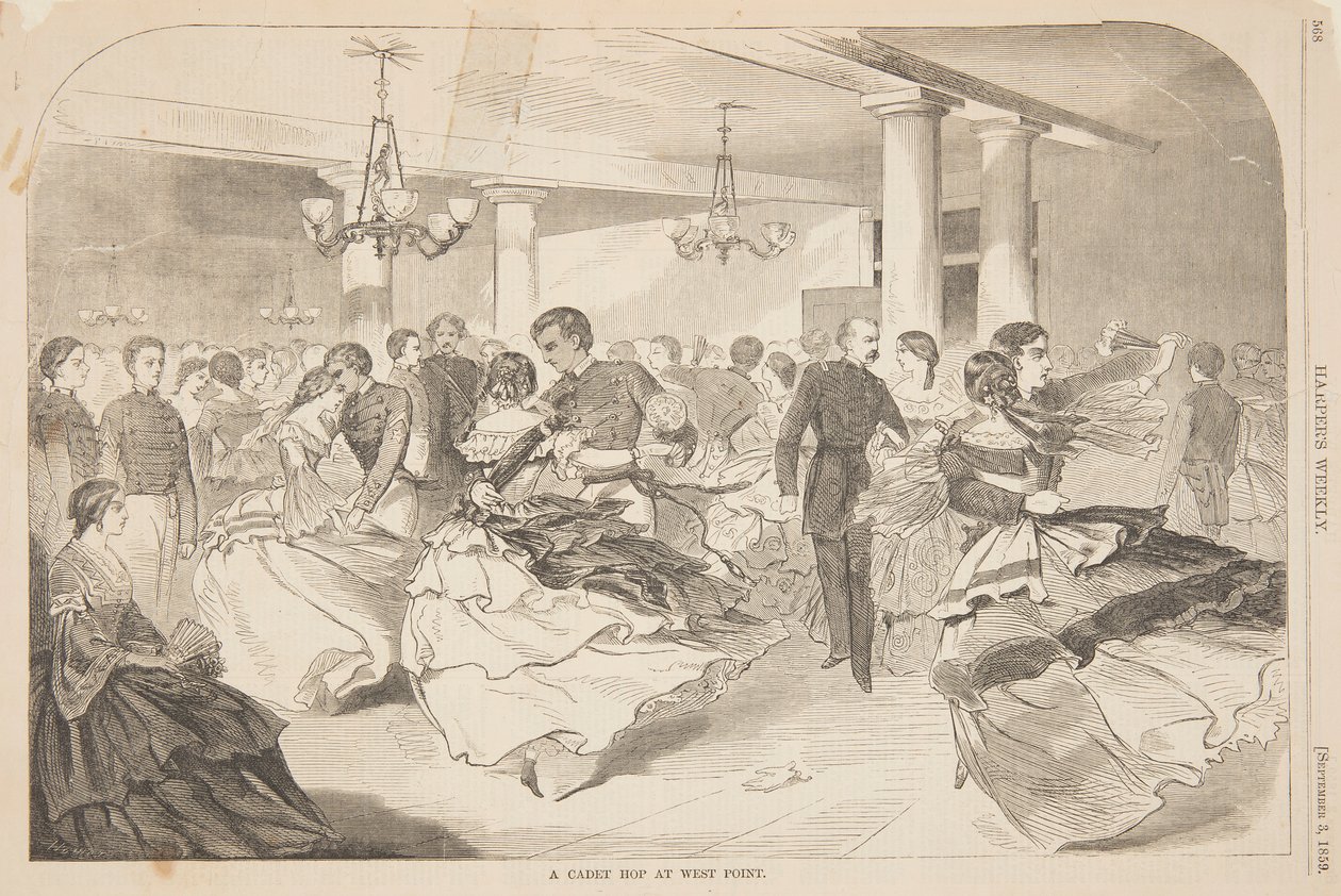 Un bal de cadets à West Point - after Winslow Homer