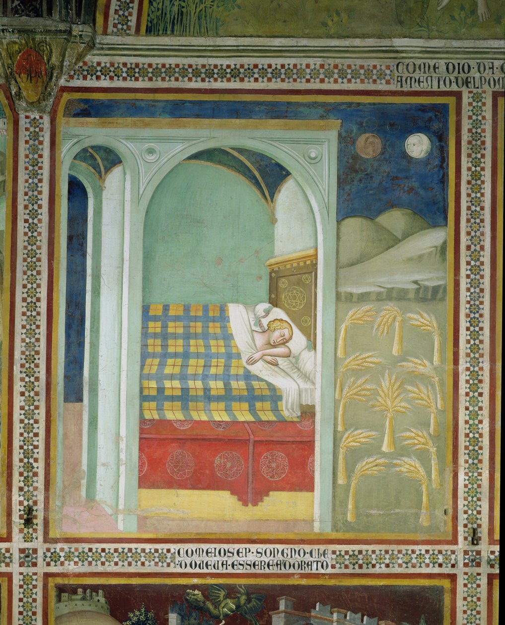 Le rêve de Joseph, 1356-67 - also Manfredi de Battilori Bartolo di Fredi