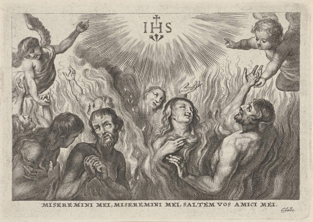 Les âmes au purgatoire - anonymous (possibly)