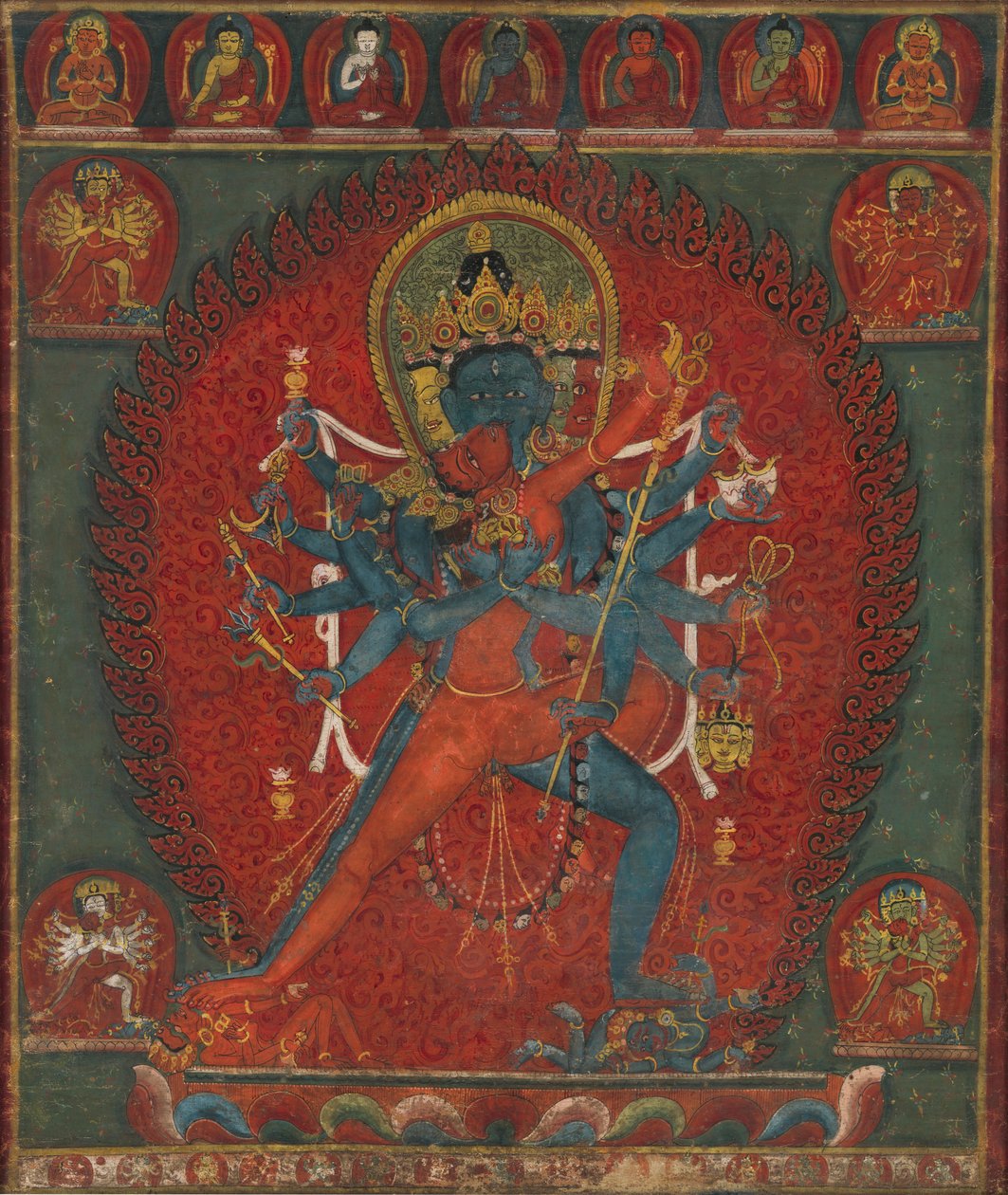 Chakrasamvara et Vajravarahi - anonymous 