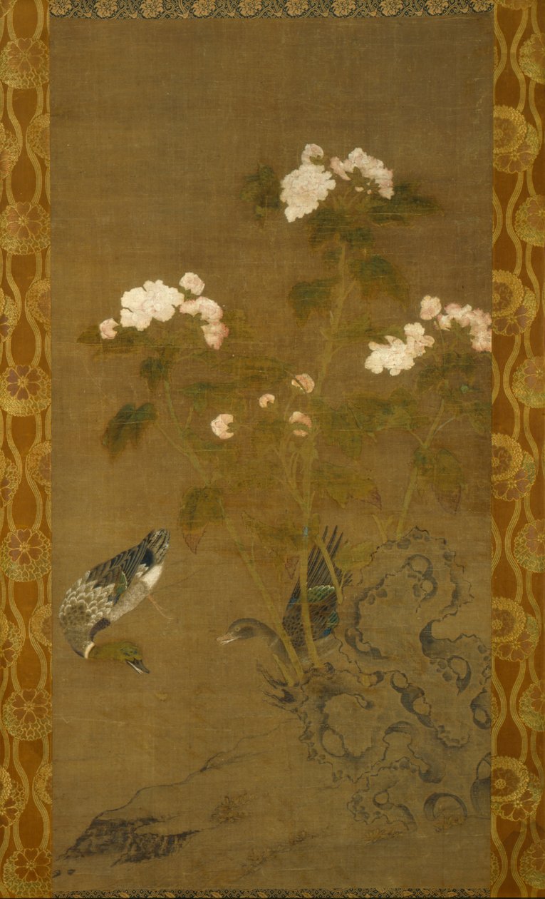 Pivoines et canards - anonymous 