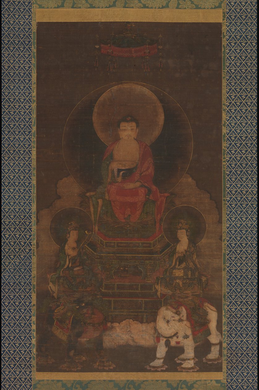 Triade de Shaka (Shakyamuni) - anonymous 