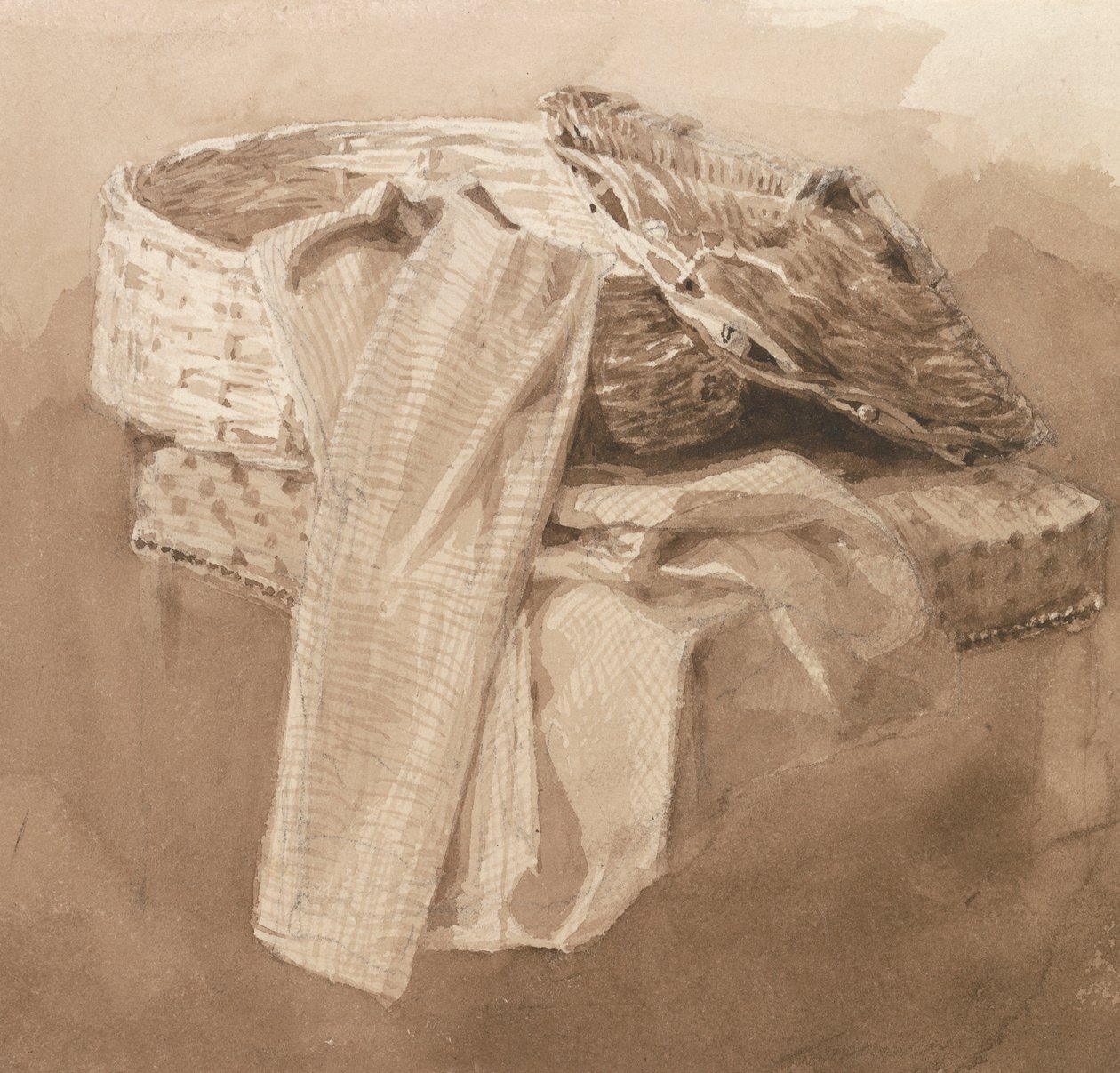 Nature Morte : Panier - attributed to Peter DeWint