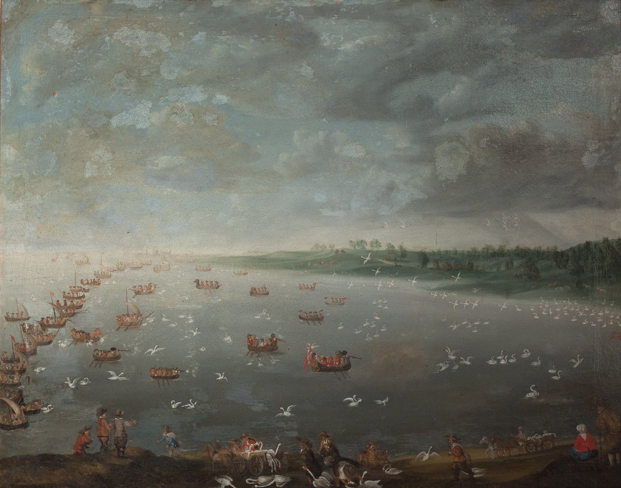 Chasse au cygne - de Coninck