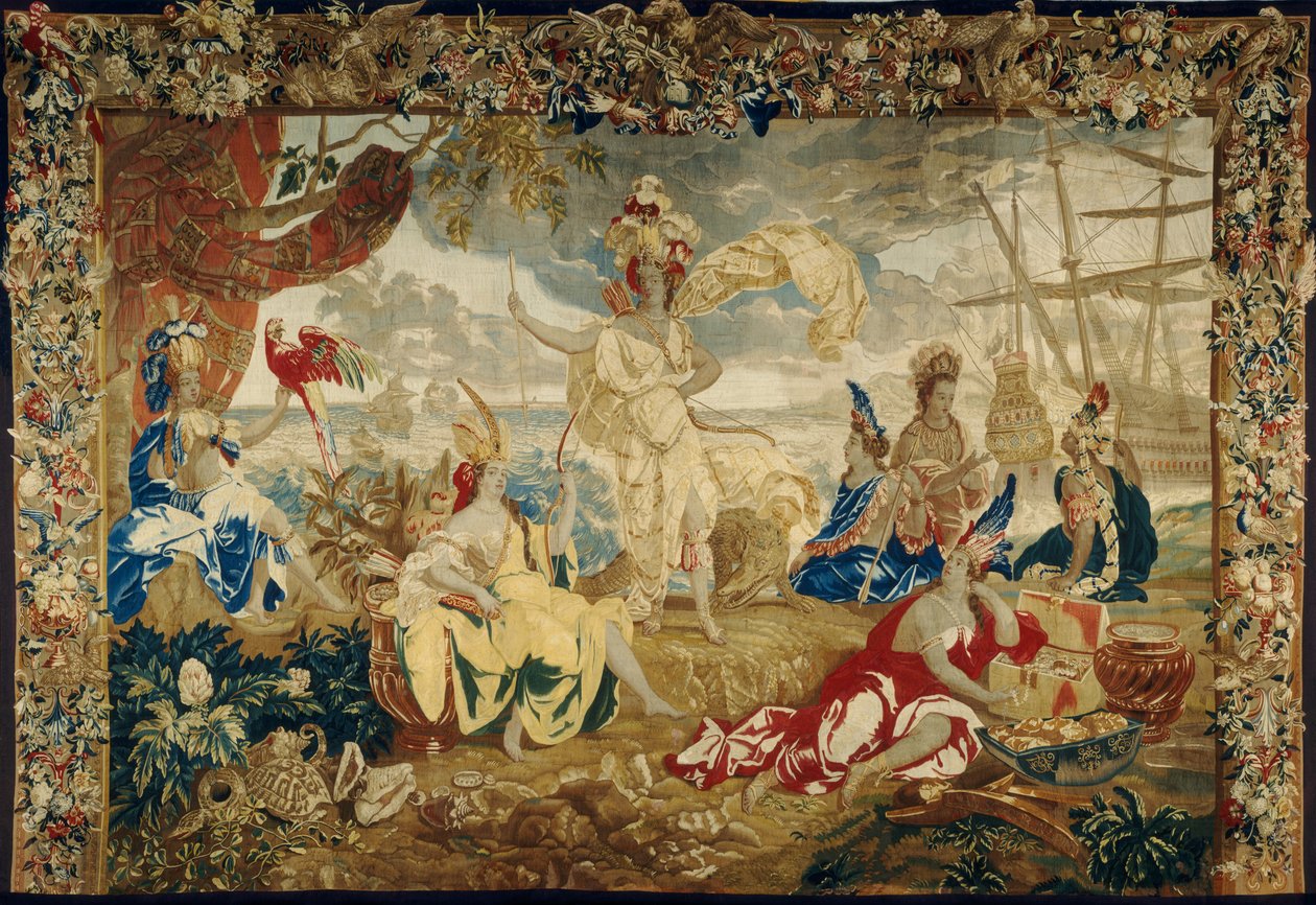 Amérique - design by Lodewijck van Schoor; cartoon by Lodewijck