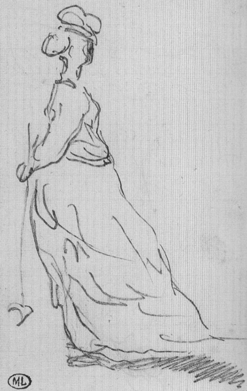 Étude pour Jeanne Gonzales - Édouard Manet