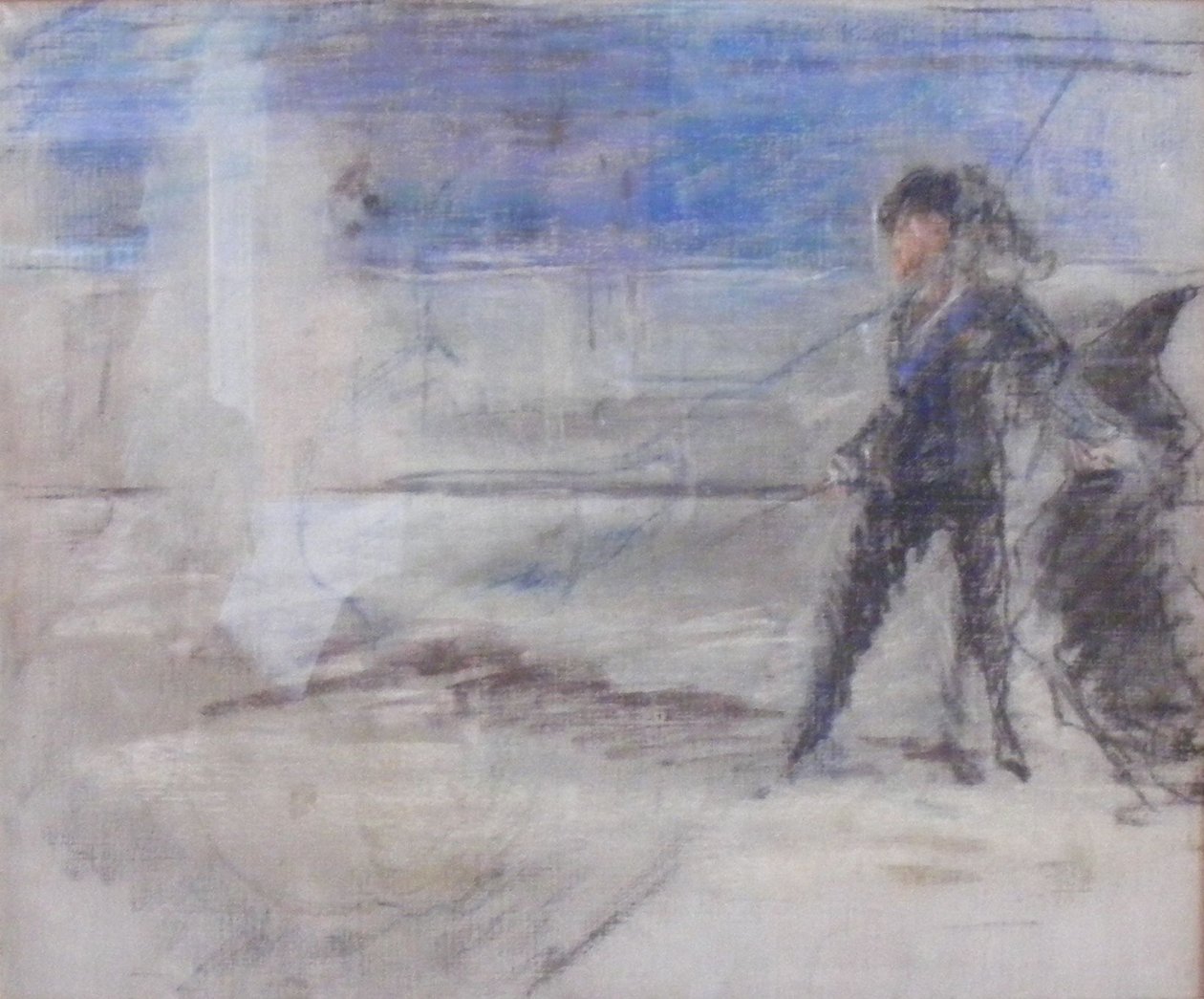 Hamlet et fantôme - Édouard Manet