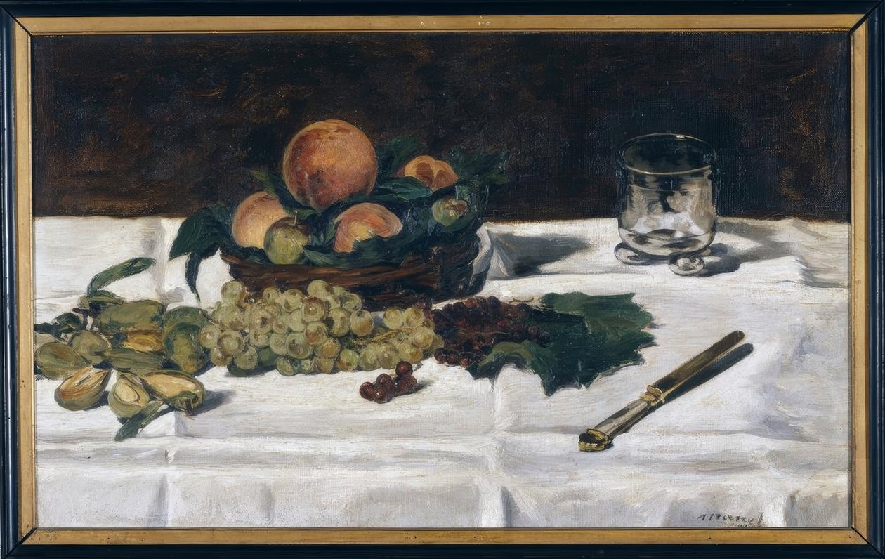 Nature morte : fruits sur une table - Édouard Manet