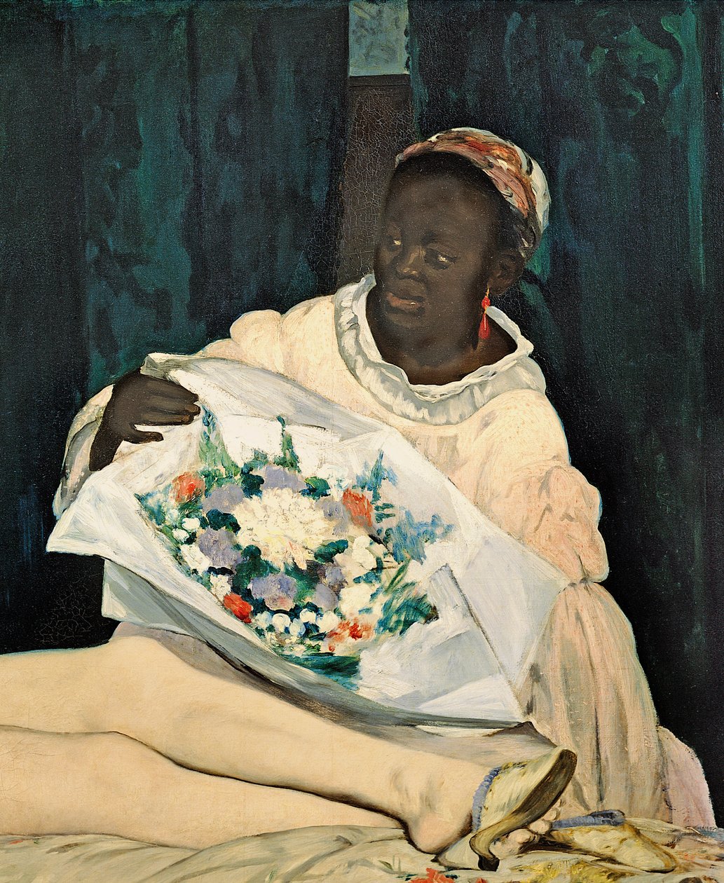 Olympia, 1863 (détail) - Édouard Manet