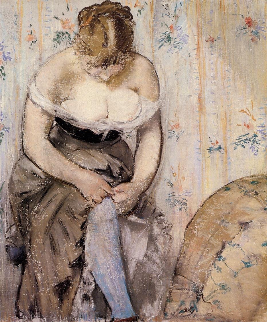 La jarretière - Édouard Manet