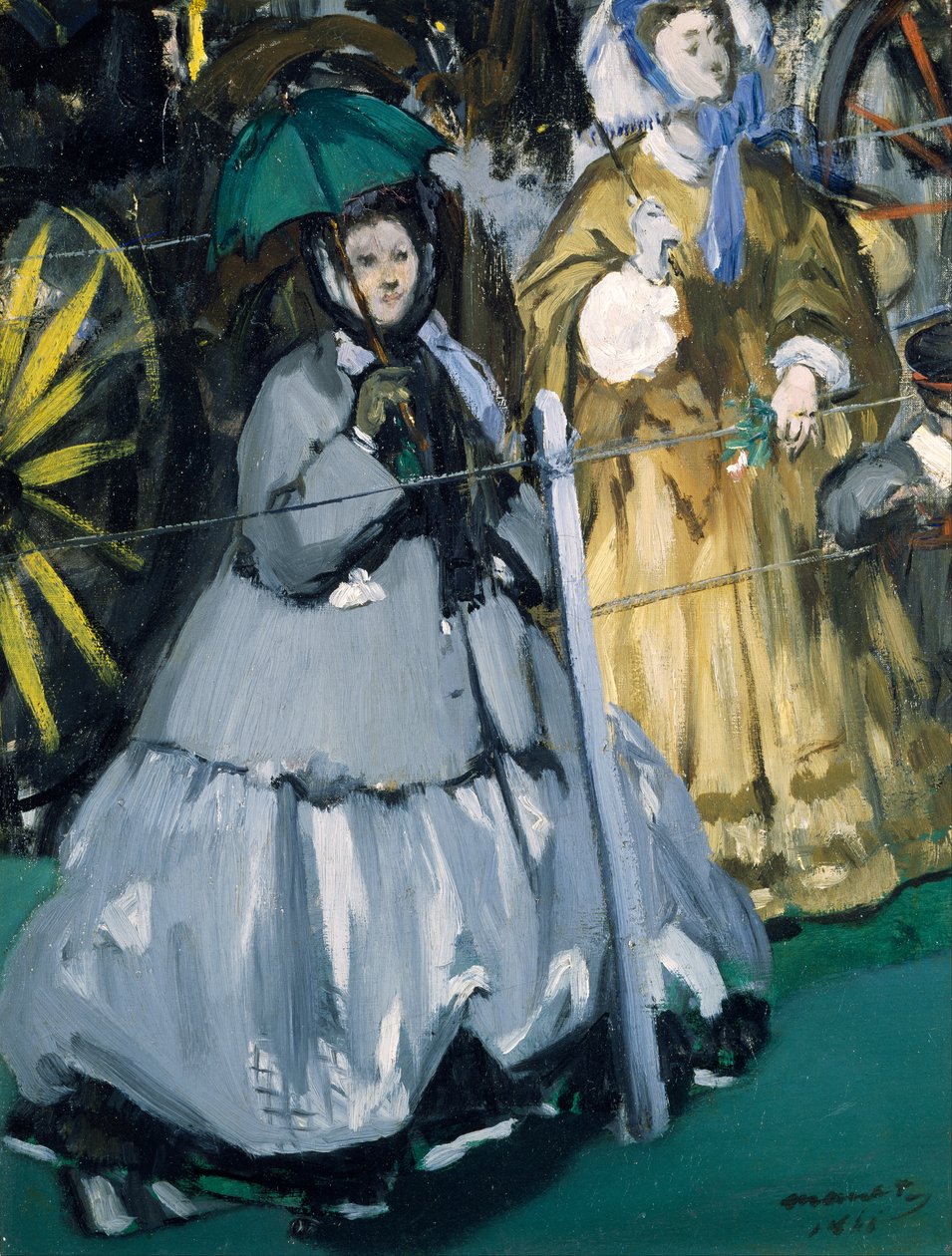 Femmes aux courses - Édouard Manet