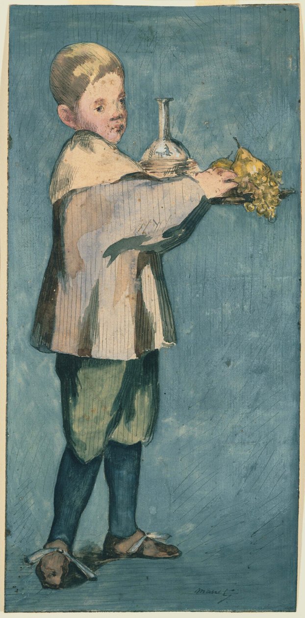 Garçon portant un plateau - Édouard Manet