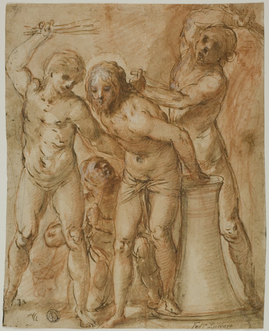 Flagellation du Christ - follower of Giuseppe Cesari