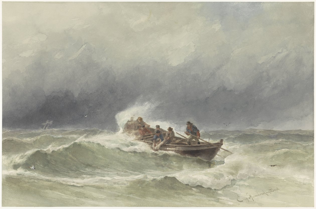 Sauvetage en mer - jonkheer Jacob Eduard van Heemskerck