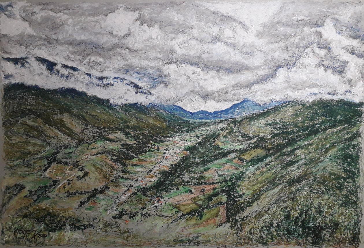 Les Andes vénézuéliens - Village de Venegara, État de Táchira - miguelmendez_art.ve