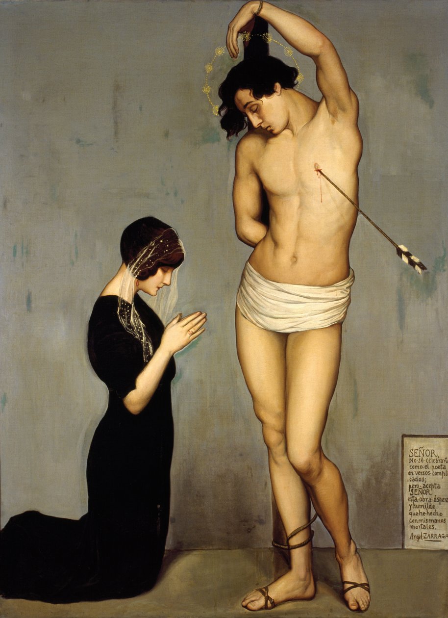 Offrande votive (Saint Sébastien) - Ángel Zárraga