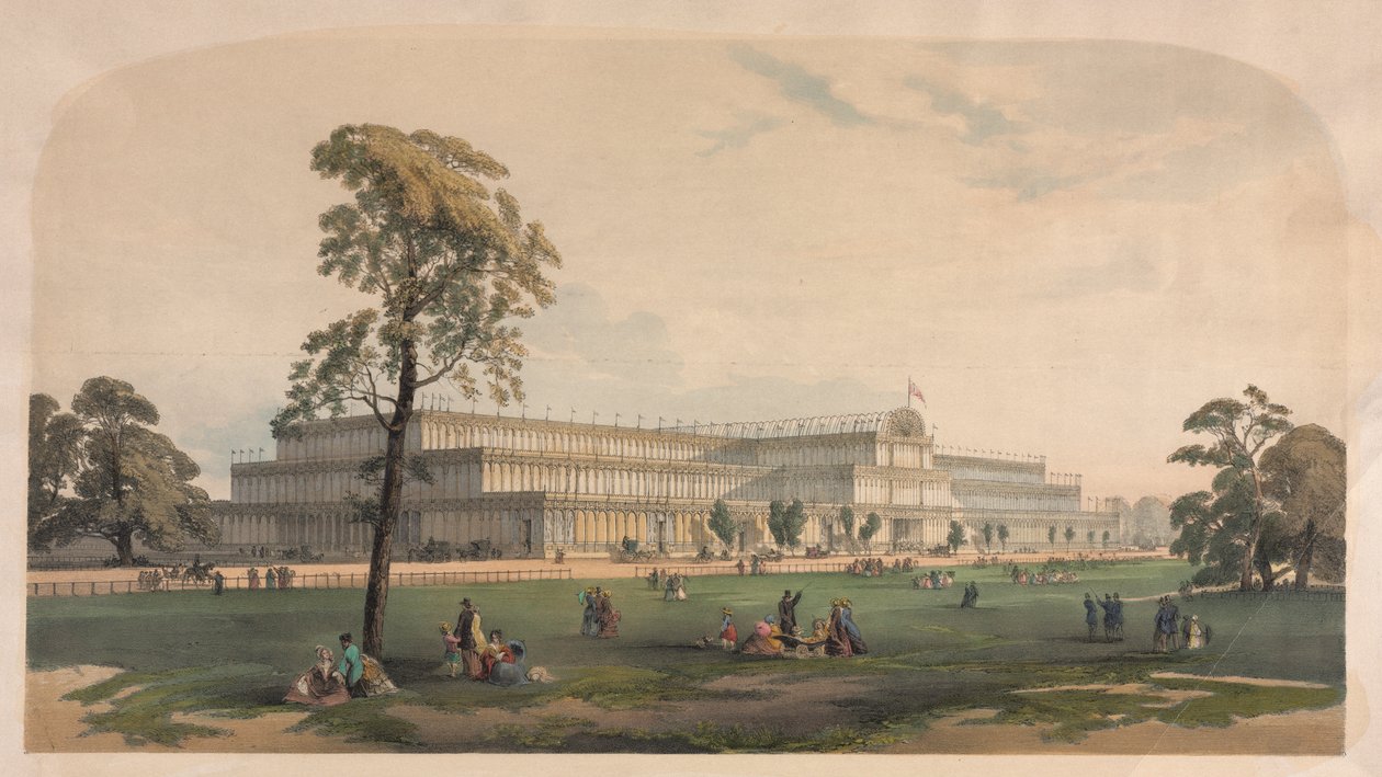 Le Crystal Palace - possibly by Joseph Nash