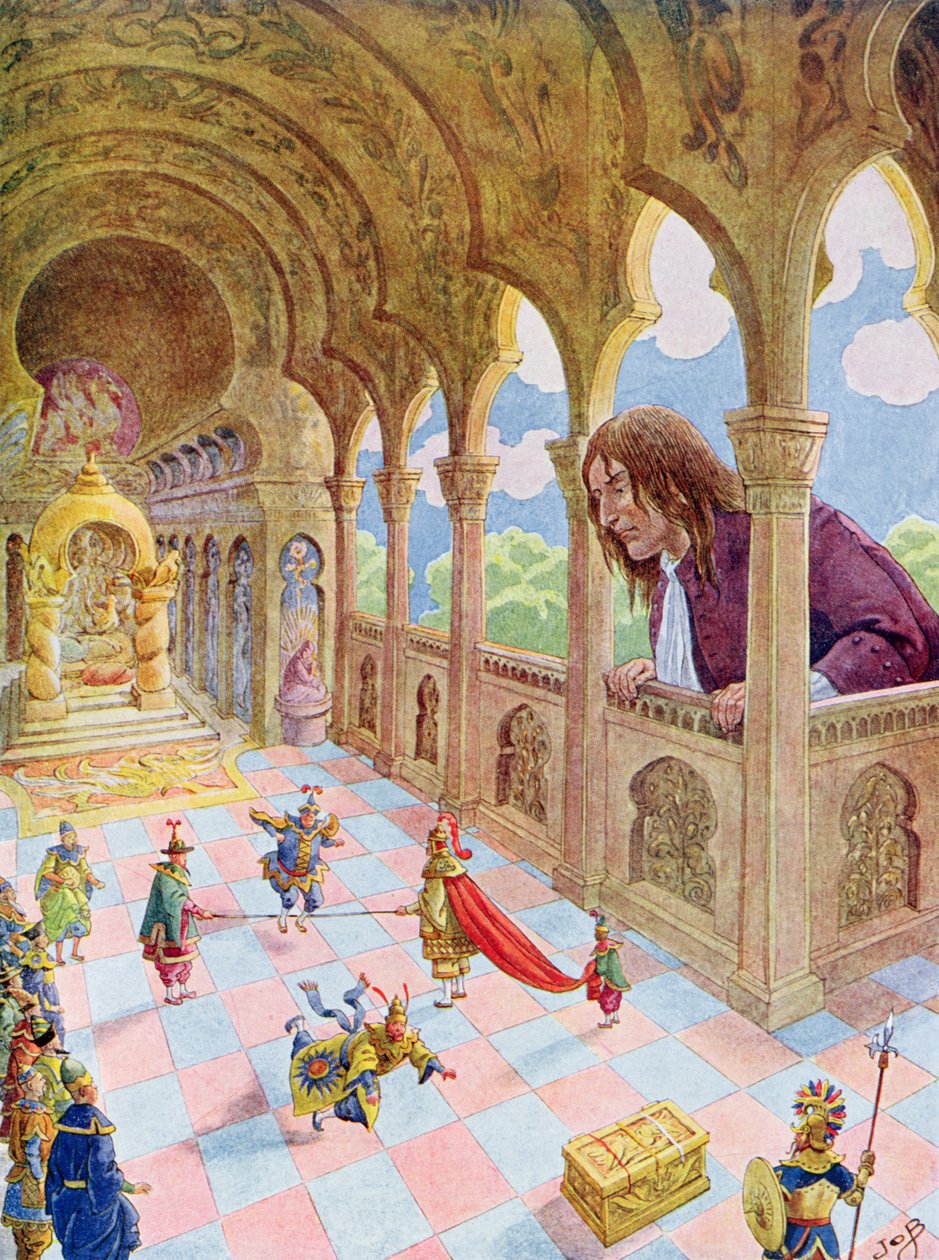 Gulliver à Lilliput, illustration d