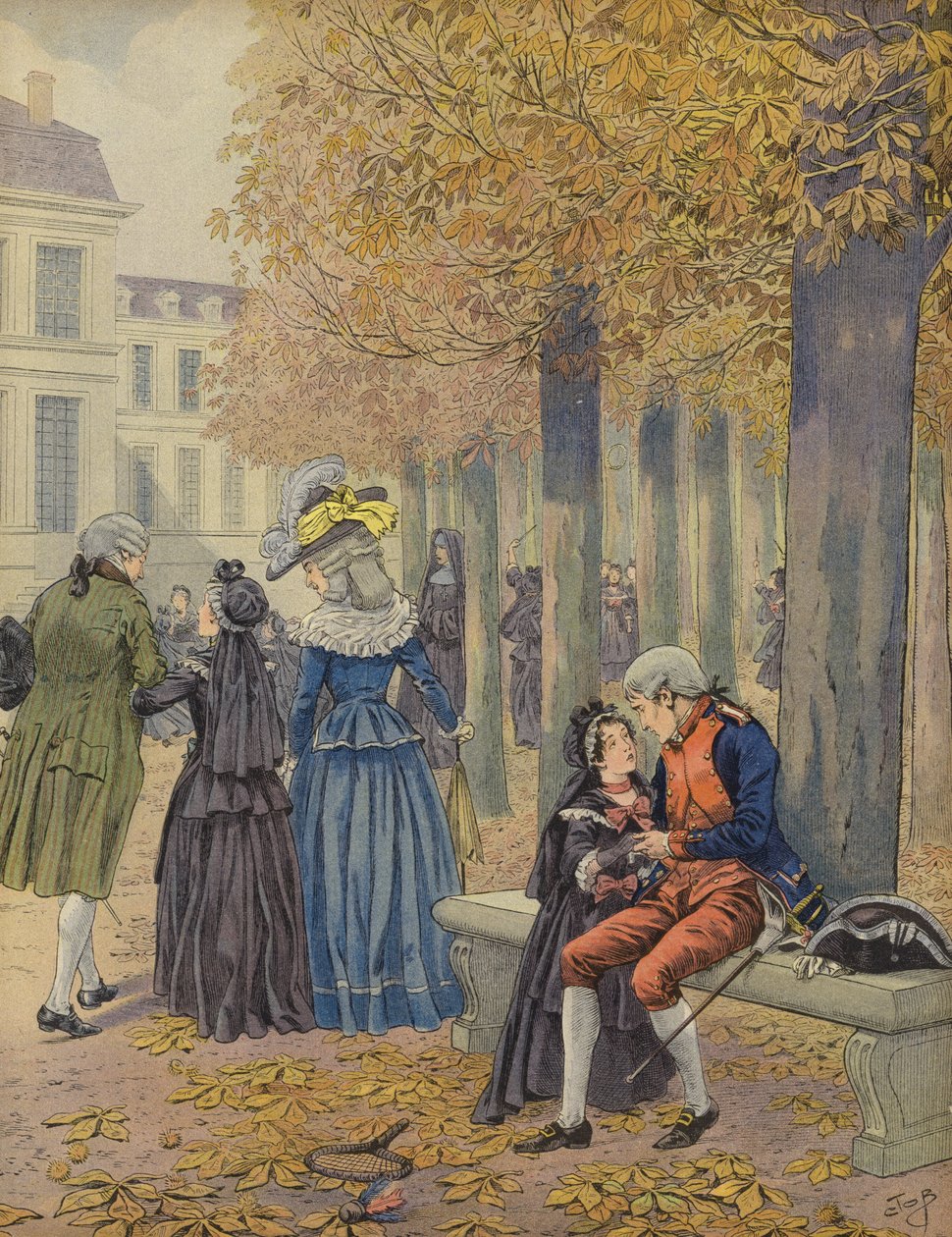 Napoléon et sa sœur Elisa - Jacques Marie Gaston Onfray de Breville (Job)