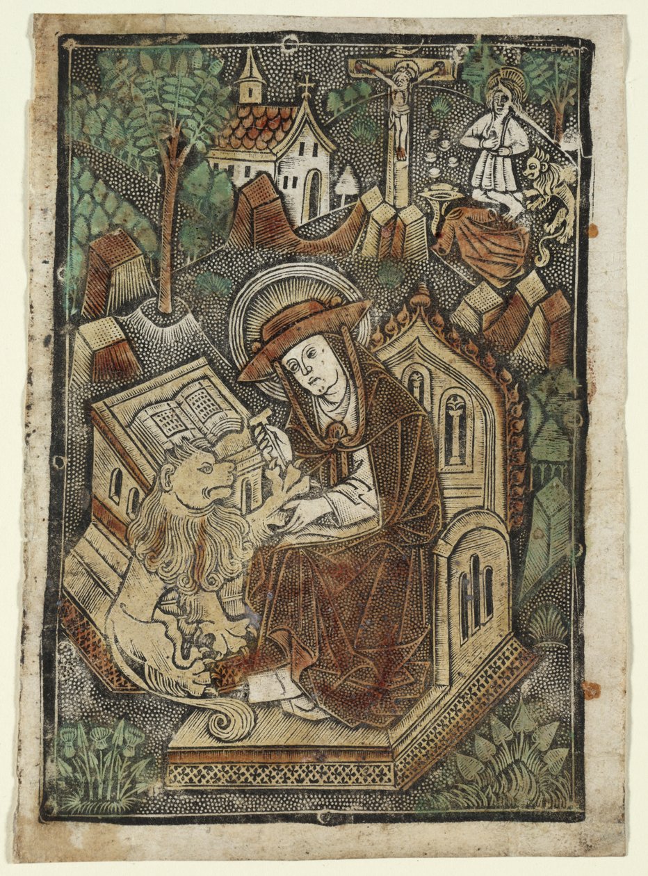 Saint Jérôme - workshop of Kölner Wappenschild