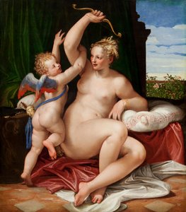 Vénus désarmant Cupidon, 1550-55