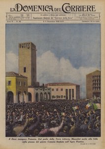 Le Duce inaugure Pomezia