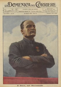 Le Duce, dans le Décennale