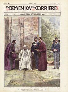 SS Léon XIII dans les Jardins du Vatican