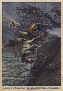 Un drame du mauvais temps en Irlande