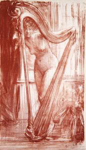 Jeune fille avec harpe, 1903