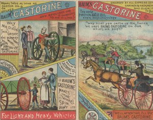 Publicité pour le Castorine de Baum, 1884
