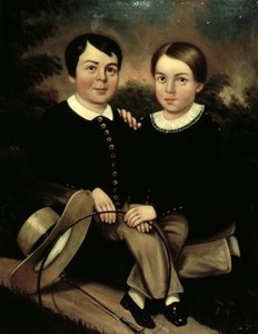 Portrait de deux enfants