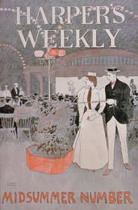 Affiche publicitaire pour Harpers Weekly, Numéro d