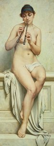 Jouant de la flûte
