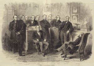 Une réunion du nouveau ministère français