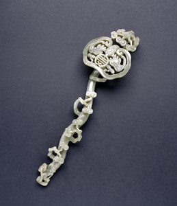 Sceptre Ruyi (pierre céladon)