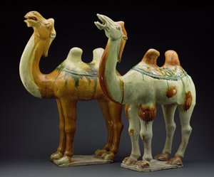 Deux chameaux, dynastie Tang