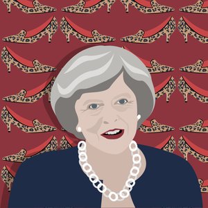Theresa May et le talon aiguille