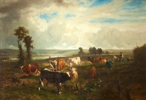 Paysage, Les Hauteurs de Suresnes, 1856