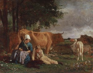 Scène pastorale